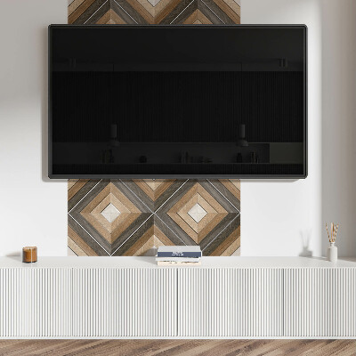 Vinyl wandbekleding Stijlvolle ruiten in geometrische vorm