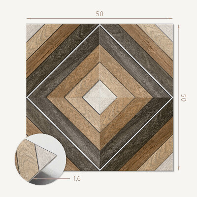 Vinyl wandbekleding Stijlvolle ruiten in geometrische vorm