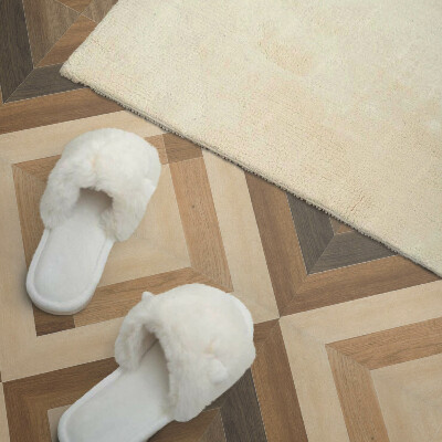 Wandbekleding vinyl Geruit patroon in geometrische stijl