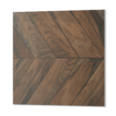 Pvc wandpaneel Visgraatmotief van houten planken