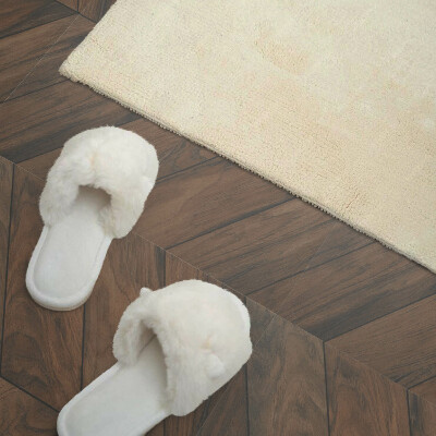 Pvc wandpaneel Visgraatmotief van houten planken