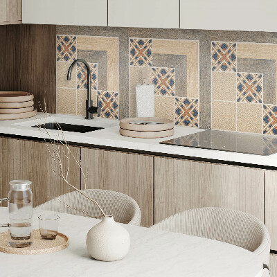 Pvc wandpaneel Abstracte vormen op tegels