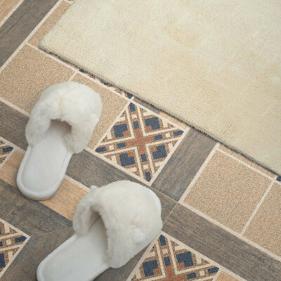 Pvc wandpaneel Abstracte vormen op tegels