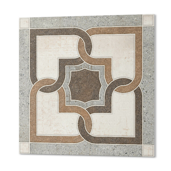 Wandbekleding vinyl Tegelpatroon in een modern geometrisch ontwerp