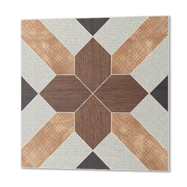 Pvc wandpaneel Stijlvolle vormen in een geometrisch patroon