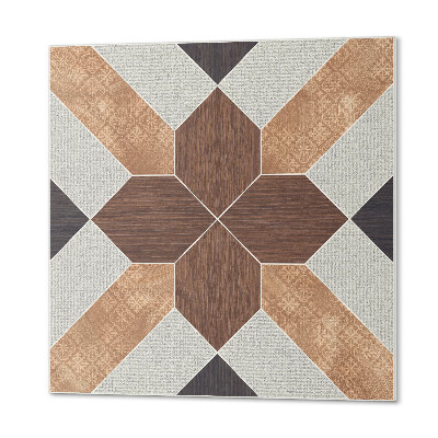 Pvc wandpaneel Stijlvolle vormen in een geometrisch patroon