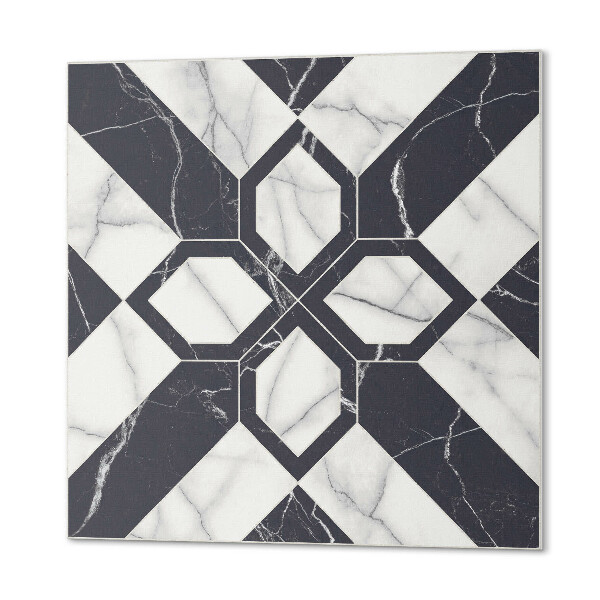 Wandbekleding vinyl Geometrische motieven geïnspireerd door marmer
