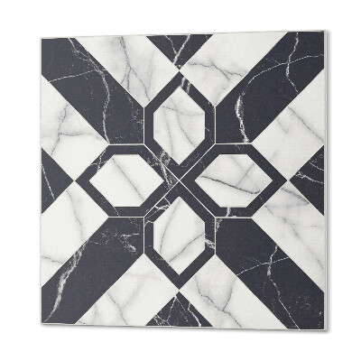 Wandbekleding vinyl Geometrische motieven geïnspireerd door marmer