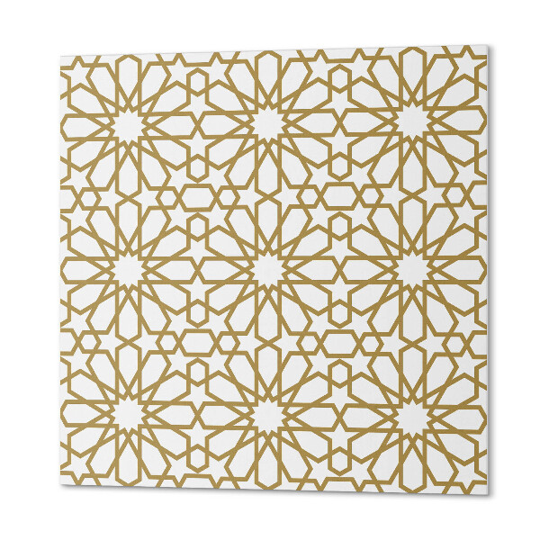 Wandbekleding vinyl Geometrie met een stermotief