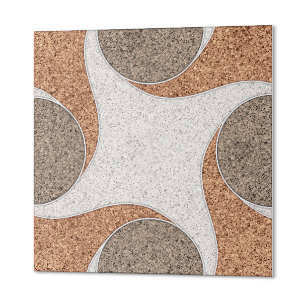 Vinyl wandbekleding Ronde golven in harmonie