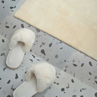 Vinyl wandbekleding Artistiek ontwerp met stippen