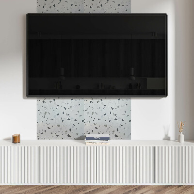 Vinyl wandbekleding Artistiek ontwerp met stippen