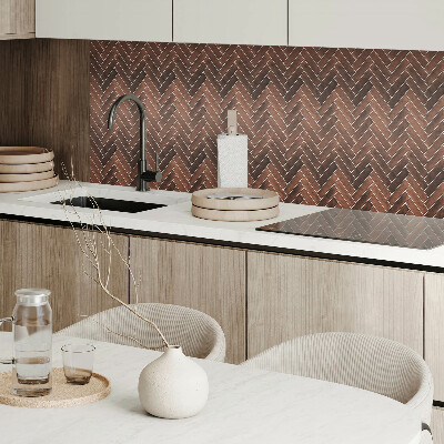 Wandbekleding vinyl Hout-geïnspireerde visgraat