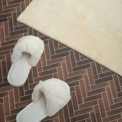 Wandbekleding vinyl Hout-geïnspireerde visgraat