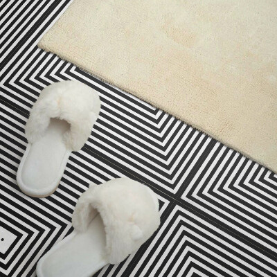 Pvc wandpaneel Stijlvolle concentrische lijnen in vierkanten