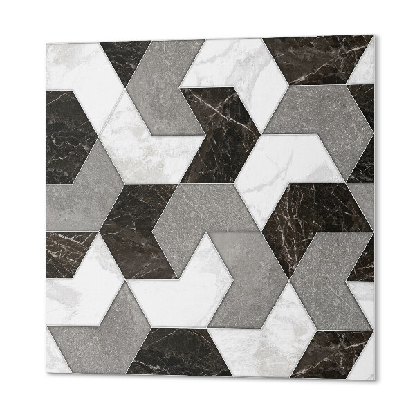 Vinyl wandbekleding Stijlvolle tegels met geometrisch patroon