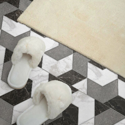 Vinyl wandbekleding Stijlvolle tegels met geometrisch patroon