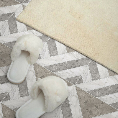 Wandbekleding vinyl Tegels in geometrische stijl