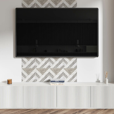 Wandbekleding vinyl Tegels in geometrische stijl