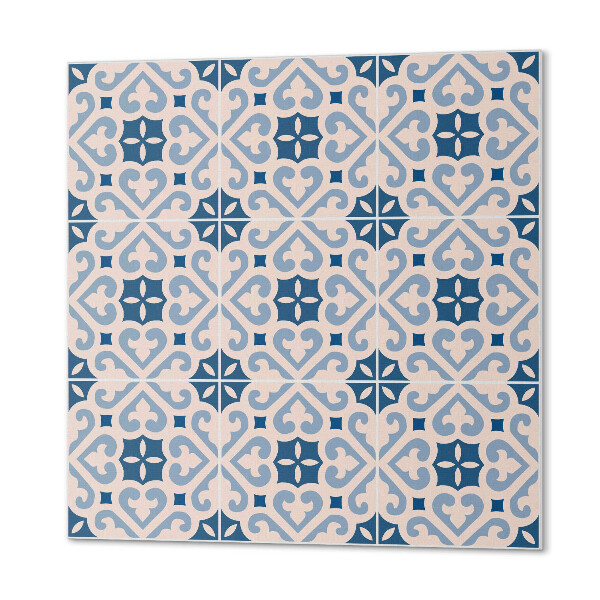 Wandbekleding vinyl Decoratieve ornamenten op tegels