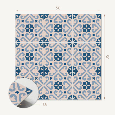 Wandbekleding vinyl Decoratieve ornamenten op tegels