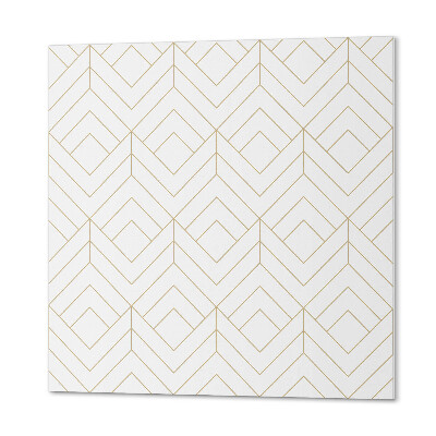 Wandbekleding vinyl Stijlvol geometrisch patroon met ruiten