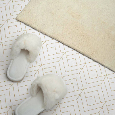 Wandbekleding vinyl Stijlvol geometrisch patroon met ruiten