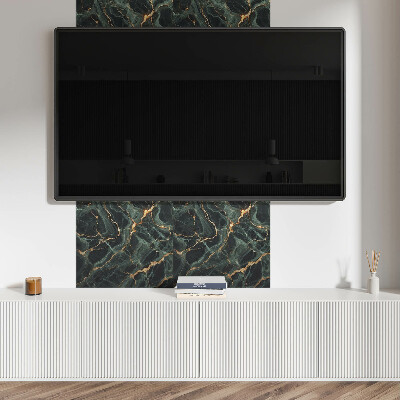 Wandbekleding vinyl Stijlvol marmer met opvallende aderen