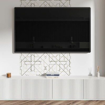 Pvc wandpaneel Stijlvolle geometrische lijnenindeling