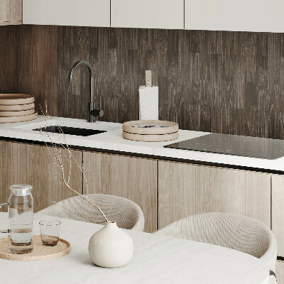 Wandbekleding vinyl Houten motieven in een moderne uitvoering