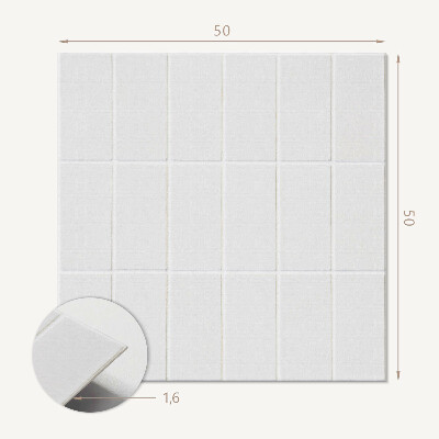 Pvc wandpaneel Minimalistische rechthoeken in een mozaïek