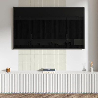 Wandbekleding vinyl Mesh met rechthoekige tegels