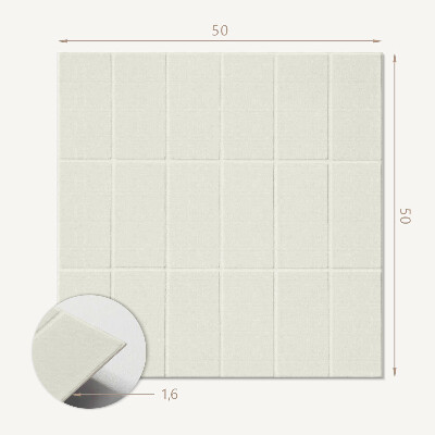 Wandbekleding vinyl Mesh met rechthoekige tegels