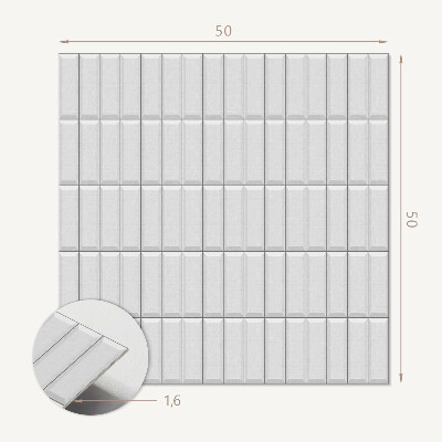 Pvc wandpaneel Gladde mozaïek in een geometrische uitvoering