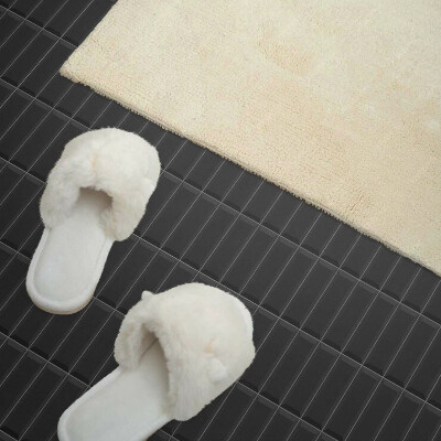 Vinyl wandbekleding Symmetrische opstelling van dozen in het decor