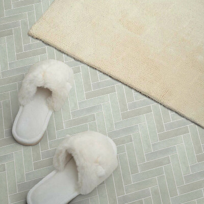 Wandbekleding vinyl Geometrische visgraat