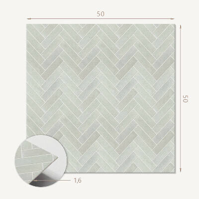 Wandbekleding vinyl Geometrische visgraat