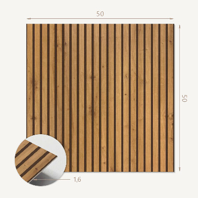 Vinyl wandbekleding Verticale planken geïnspireerd op hout