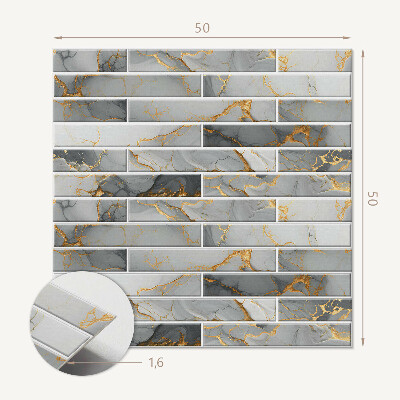 Wandbekleding vinyl Luxe marmeren design