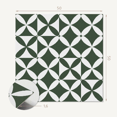 Pvc wandpaneel Geometrisch dambord in een moderne stijl