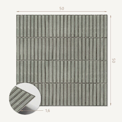 Wandbekleding vinyl Patroon van rechthoekige panelen in een raster