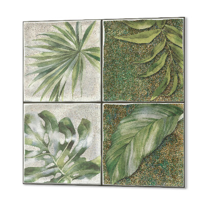 Wandbekleding vinyl Bladtegelpatroon