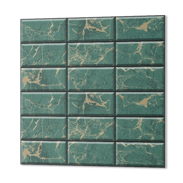 Pvc wandpaneel Gestileerde tegels met marmerpatroon