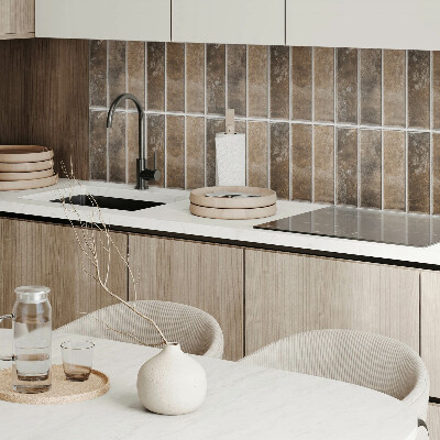 Vinyl wandbekleding Tegels met verticale strepen