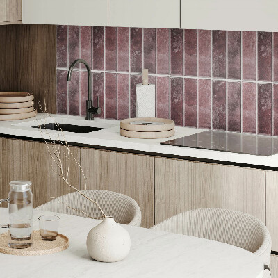 Vinyl wandbekleding Verticale strepen in een mozaïekopstelling