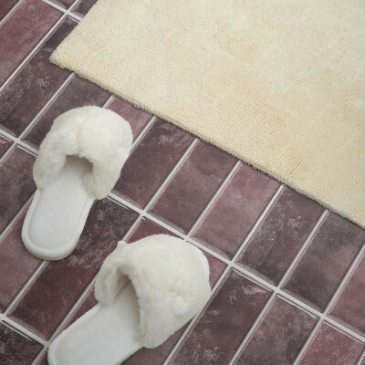 Vinyl wandbekleding Verticale strepen in een mozaïekopstelling