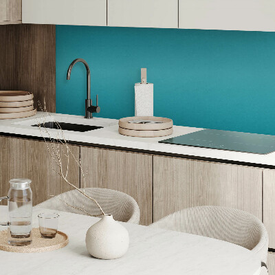 Vinyl wandbekleding Turquoise Inspiraties