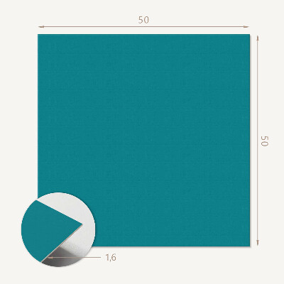 Vinyl wandbekleding Turquoise Inspiraties