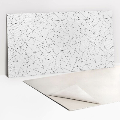 Zelfklevend wandpaneel Lijnstructuur
