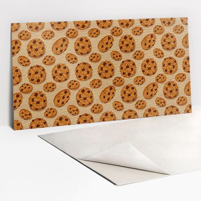 Zelfklevend muurpaneel Bruine koekjes